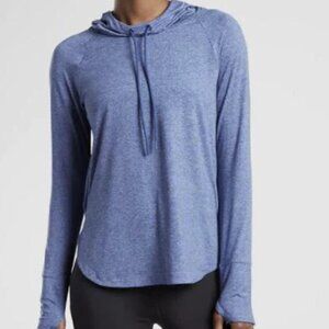 Athleta NWT Women's Uptempo Hoodie Sweatshirt in Blue, Size M